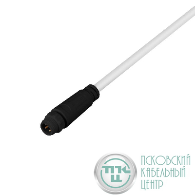 Коннектор питания MOONLIGHT-SPI/DMX-CON-POWER-MALE-BLK IP67 пластик Arlight 051529