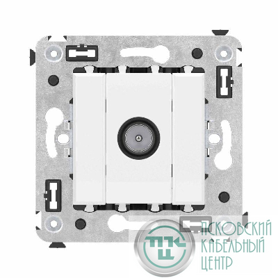 Розетка телевизионная оконечная TV СП Avanti "Белое облако" DKC 4400523