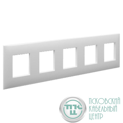 Рамка 5-м 10мод. Avanti "Белое облако" DKC 4400900