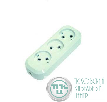 Колодка удлинителя 3-м без заземл. Makel MGP121