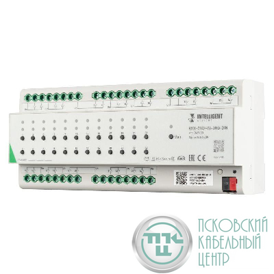 Модуль релейный KNX-7242-72-DRO-DIN Grey (BUS 24х10А) IP20 пластик INTELLIGENT ARLIGHT 049900