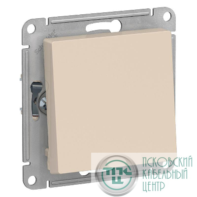 Переключатель проходной 1-кл. СП AtlasDesign 10А IP20 (сх. 6) 10AX механизм беж. SE ATN000261