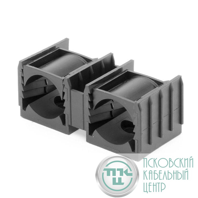 Держатель для труб (клипса) d12-28мм Angara с защелкой для крышек 40; 90мм DKC AIR00002