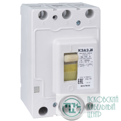 Выключатель автоматический 3п 25А 250Im 10кА ВА57Ф35-340010 УХЛ3 400В AC КЭАЗ 109315