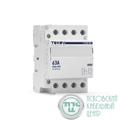 Контактор модульный 54мм 63А 230В АС 2НО 2НЗ PRIZMA TOKOV ELECTRIC TKE-PZ-MC-3-63-230-22