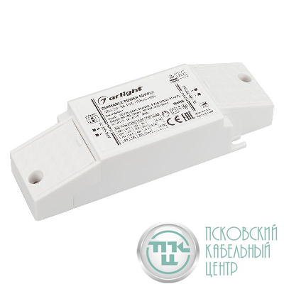 Блок питания ARJ-SP-36-PFC-TRIAC-INS 36Вт 30-52В 0.5-0.7А IP20 пластик Arlight 026058(1)