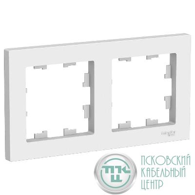 Рамка 2-м AtlasDesign универс. бел. SE ATN000102