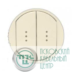 Панель лицевая Celiane для переключателя 2-кл. с инд. сл. кость Leg 066211