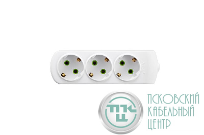 Колодка 3-м с заземл. Letitia LEZARD 721-0300-301