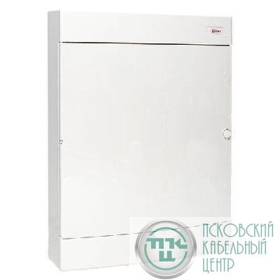 Щит распределительный навесной Unix 3х18мод. IP41 бел. дверь PROxima EKF ux-3x18-nw