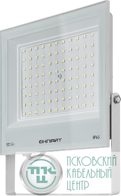 Прожектор светодиодный 90 140 OFL-100-6K-WH-IP65-LED 100Вт 6000К IP65 8000лм бел. ОНЛАЙТ 90140