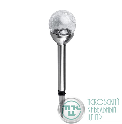 Светильник светодиодный садовый SLR-S05 IP44 стекло мультицвет с колышком на солнечн. батарее ФАZА 5033382