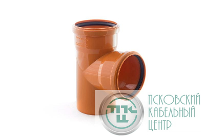 Тройник НК ПП 110/110х87 рыж. RTP 36511