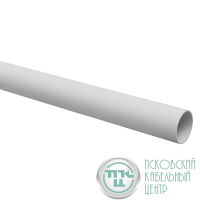 Труба гладкая ПВХ жесткая легкая d32мм сер. (дл.3м) TOKOV ELECTRIC TKE-THG-PVC-32-3-C06
