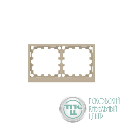 Рамка 2-м KANT ванильн. марципан DKC 7015904