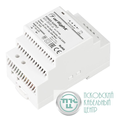 Блок питания ARV-DR60-24 24В 2.5А 60Вт IP20 DIN-рейка Arlight 031086