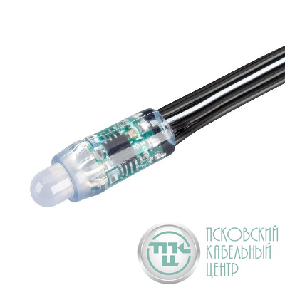 Модуль герметичный управляемый DMX-UVR-D12 5V RGB (0.3Вт IP67 90deg) пластик (уп.500шт) Arlight 039171