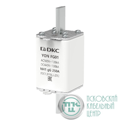 Предохранитель YON ножевого типа FG1 с одинарной индикацией 250А DKC 1FG01-0250