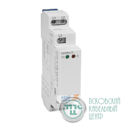 Реле контроля фаз OptiRel D PHS-3-1M-03-PP-2 чередования обрыва фаз 3Ф 2СО КЭАЗ 331997