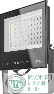Прожектор светодиодный 90 500 OFL-03-100-6.5K-BL-IP65-LED 100Вт 6500K IP65 8000лм черн. ОНЛАЙТ 90500