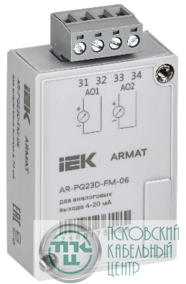 Модуль анализатора качества электроэнергии 2 аналоговых вых. ARMAT IEK AR-PQ23D-FM-06