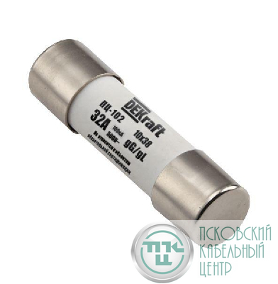 Предохранитель ПЦ-102 8А 10х38 DEKraft 21363DEK