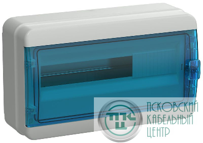 Корпус КМПн-18 TEKFOR IP65 син. прозр. дверь пластик. IEK TF5-KP72-N-18-65-K03-K07