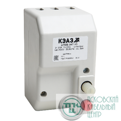Выключатель автоматический 2п 16А 10Iн 3кА АП50Б 2МТ У3 400В AC/220В DC КЭАЗ 106903