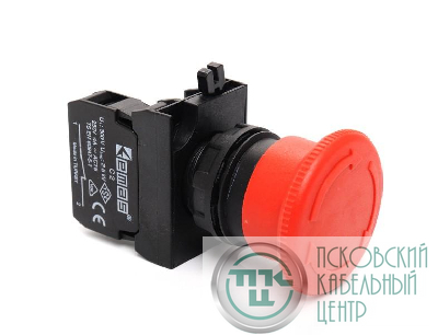 Кнопка аварийная Ф40мм (1НЗ) (CP) EMAS CP200E