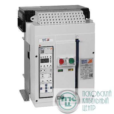Выключатель автоматический 3п 1600А 50кА OptiMat A 1600 S1 3P 50 F MR5.2 B C2200 M2 P04 S2 06 КЭАЗ 366254