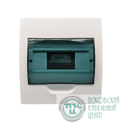 Бокс пластиковый ЩРВ-П-8 IP41 бел. Rexant 11-0208