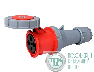 Розетка переносная 3Р+РЕ 63А 380В IP67 РП-103 DEKraft 26142DEK