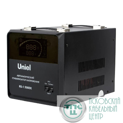 Стабилизатор напряжения RS-1 5000X 5000В.А 1ф релейный напольн. TM Uniel UL-00012858