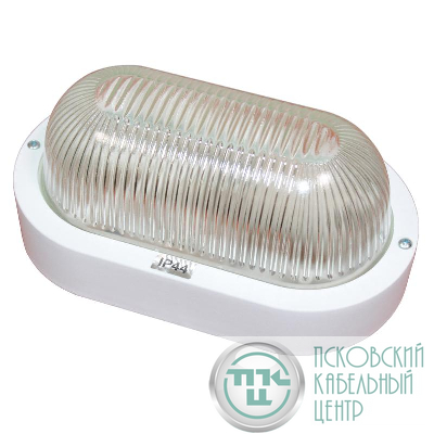 Светильник НБО 23-60-005 "Фарпласт" овал 1х60Вт E27 IP44 корпус бел. Элетех 1005500599