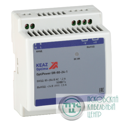 Блок питания OptiPower DR-60-24-1 КЭАЗ 284546
