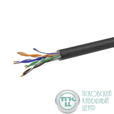 Кабель витая пара U/UTP кат.5E 4х2х24AWG solid CCA PE Out. 305м (м) Net.on 01-0301
