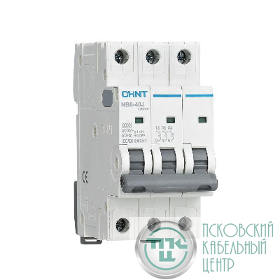 Выключатель автоматический 3п 25А 6кА NB8-40J х-ка C (R) CHINT 320724