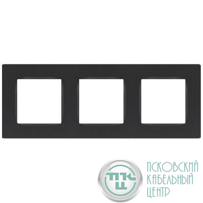 Рамка 3-м 12-5203-12 Классик графит ЭраБ0067729