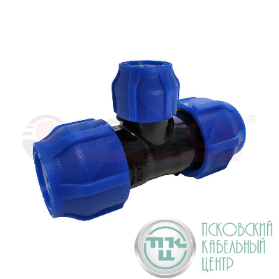 Тройник компрессионный переходной 63-40-63 (8/1) VALFEX 1210012634063