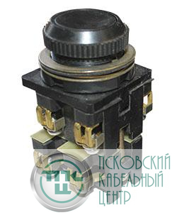 Кнопка ВК-30-10-11110-40 У2 10А IP40 660В черн. цилинд. Электротехник ET053187