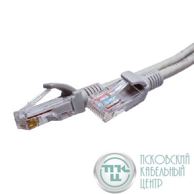 Патч-корд U/UTP кат.5E 4х2х26AWG (7х0.16мм) Cu LSZH сер. 3м SUPRLAN 10-0144