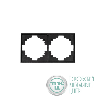 Рамка 2-м STRONG MIELE антрацит Kranz KR-78-0752-5