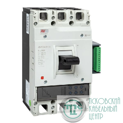 Выключатель автоматический 3п 400А 50кА AV POWER-3/3 ETU2.2 AVERES EKF mccb-33-400-2.2-av