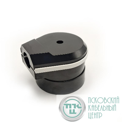 Разъем РШ-ВШ ОП 32А 250В 2P+PE кругл. черн. TOKOV ELECTRIC TKL-OVOP-2P+PE-C05