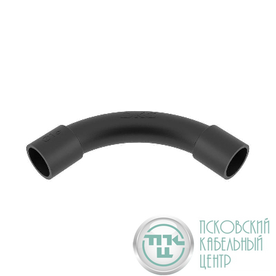 Поворот на 90град. труба-труба IP40 d16мм черн. DKC 50416B