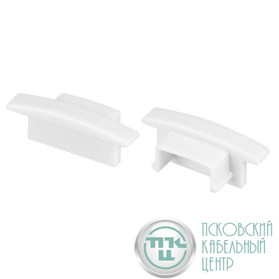 Заглушка LINE-2308-F глухая WHITE пластик (комплект) Arlight 044239