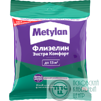 Клей обойный Метилан Флизелин Экстра Комфорт 90г (пакетик) Момент Б0059303