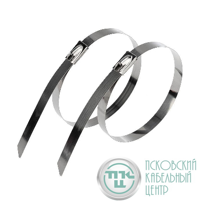 Хомут стальной 4.6х400 (уп.50шт) Rexant 07-0408