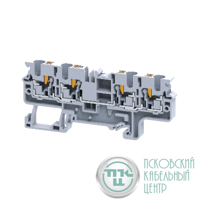Клемма с 4-мя контактами push-in OptiClip СP-4-QUATTRO-(0.2-4)-I сер. КЭАЗ 331850