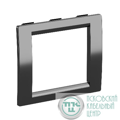Рамка 2мод. универс. под Brava/VIVA/45х45 черн. DKC F00011B